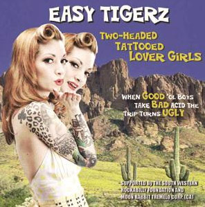 Two-headed tattoooed lover girls
